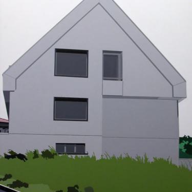 Architecture, 1983, acryl sur toile, 130x90cm, prop. part.