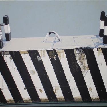 Béton n.10, 2007, acryl sur toile,100x125cm
