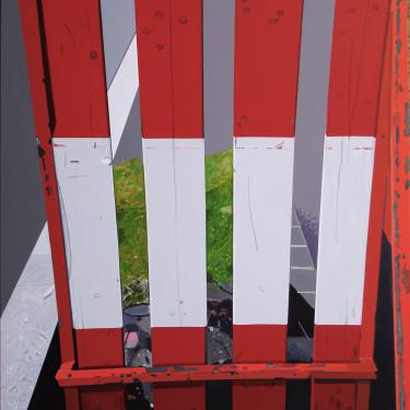Chantier n4, 2007, acryl sur toile,150x140cm