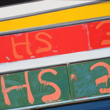 Chantier n.9, 2010, acryl sur toile