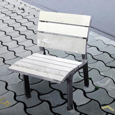 Béton n.2, 2002, acryl sur toile,100x100cm