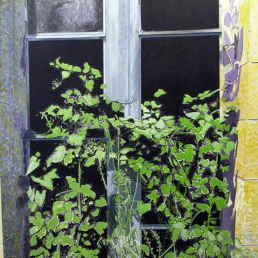 Fenêtre, 2001, acryl sur toile,140x105cm
